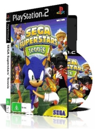 Sega Superstars Tennis با کاور کامل و چاپ روی دیسک